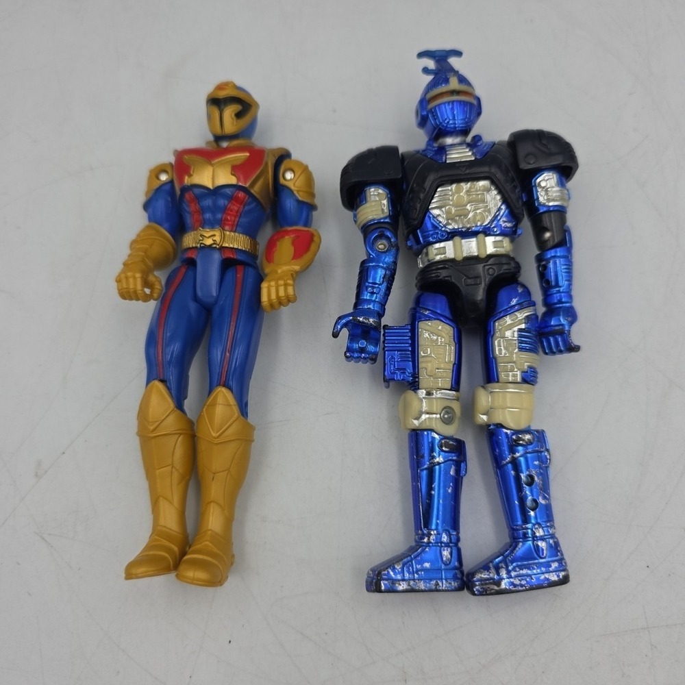 Vintsge Bandai Power Rangers Lot Of 2 Mystic Force Solaris Knight 6"